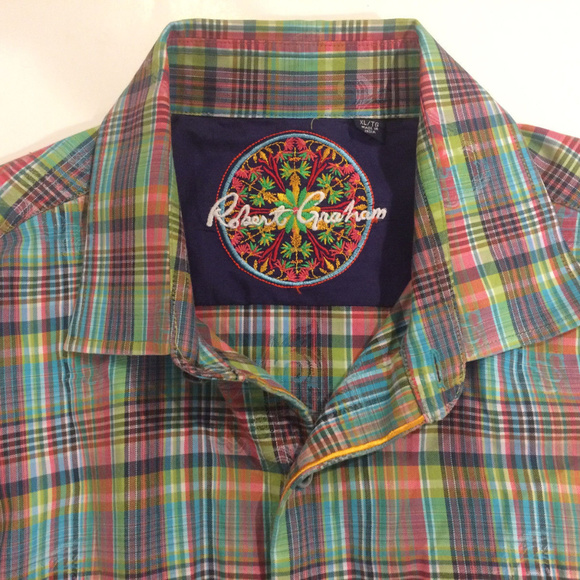 Robert Graham Other - Robert Graham XL Plaid Button Front Dress Shirt